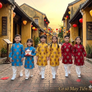 ÁO DÀI GẤM THÁI TUẤN