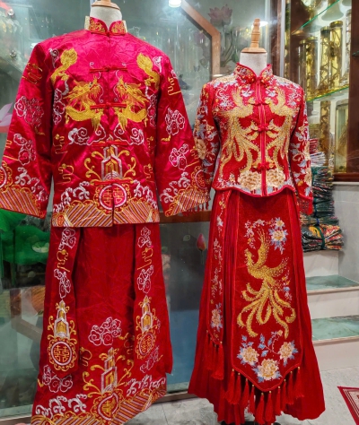 CẶP ÁO DÀI CƯỚI HỶ PHỤC 2