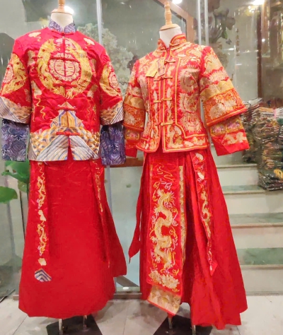 CẶP ÁO DÀI CƯỚI HỶ PHỤC 3