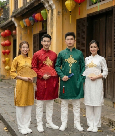 ÁO DÀI ĐỒNG TÂM NAM NỮ