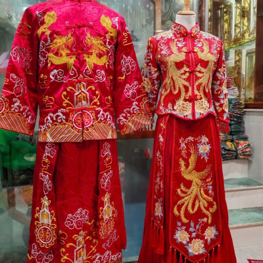 CẶP ÁO DÀI CƯỚI HỶ PHỤC 2