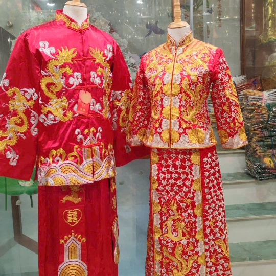 CẶP ÁO DÀI CƯỚI HỶ PHỤC 9