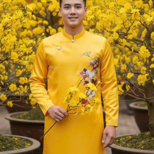 ÁO DÀI CÁCH TÂN NAM MÃ ĐÁO THÀNH CÔNG