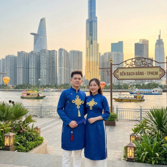 ÁO DÀI ĐỒNG TÂM NAM NỮ