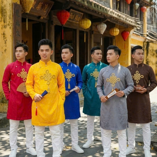 ÁO DÀI ĐỒNG TÂM NAM NỮ