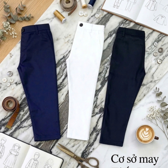 QUẦN KAKI CO GIÃN CHO BÉ TRAI VÀ BÉ GÁI