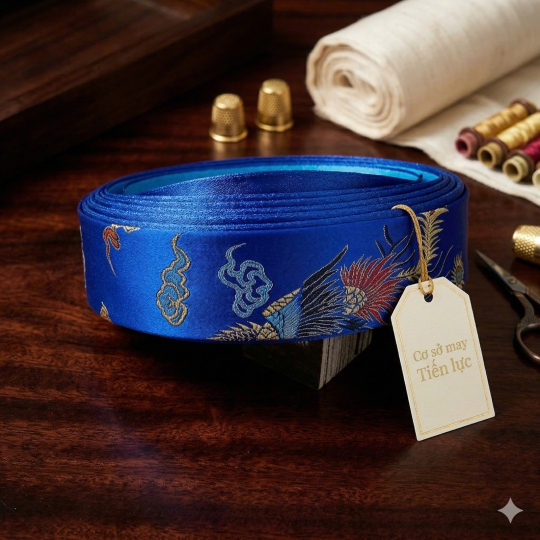 KHĂN ĐÓNG ĐỘI ĐẦU NAM HOA VĂN RỒNG