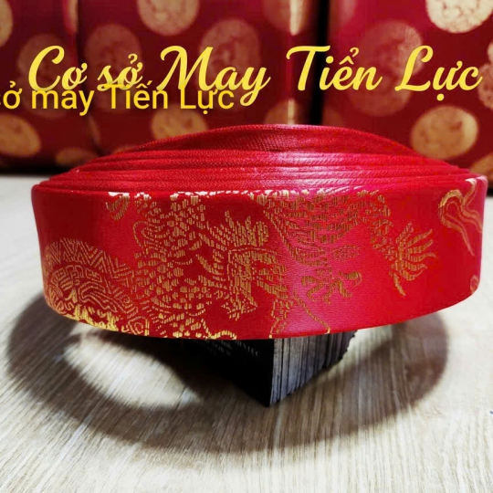 KHĂN ĐÓNG ĐỘI ĐẦU NAM HOA VĂN RỒNG