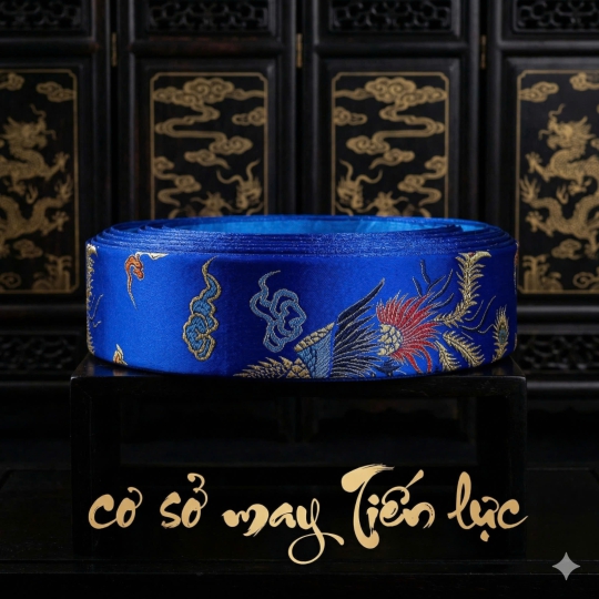 KHĂN ĐÓNG ĐỘI ĐẦU NAM HOA VĂN RỒNG