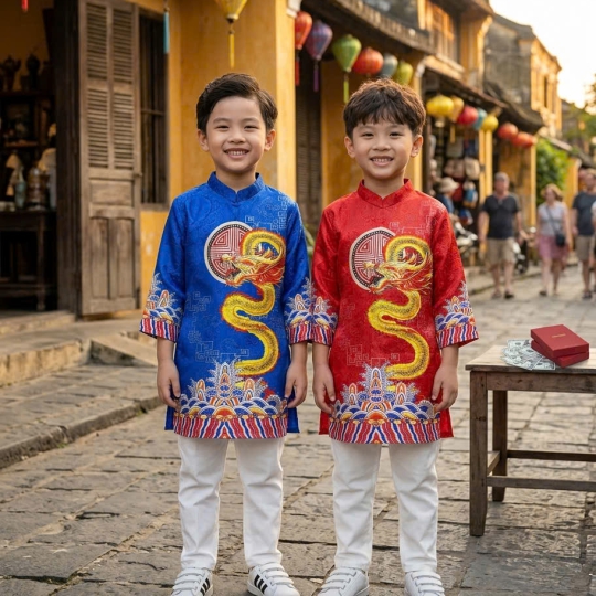 ÁO DÀI CÁCH TÂN CHẤT VẢI GẤM