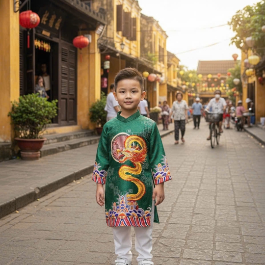 ÁO DÀI CÁCH TÂN CHẤT VẢI GẤM