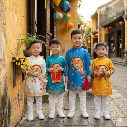 ÁO DÀI CÁCH TÂN CHẤT VẢI GẤM