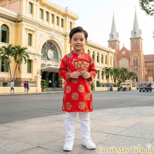 ÁO DÀI GẤM THÁI TUẤN